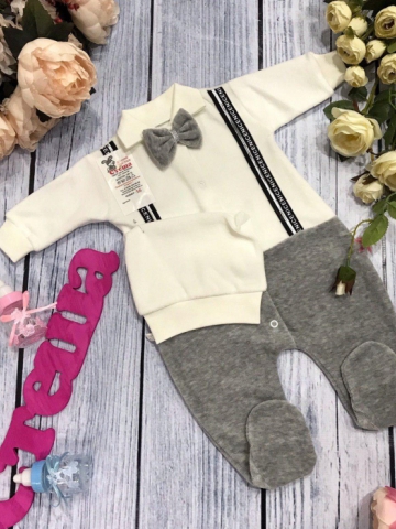 Купить оптом 109. Комбинезон с шапкой,100% хлопок интерлок в Сургуте