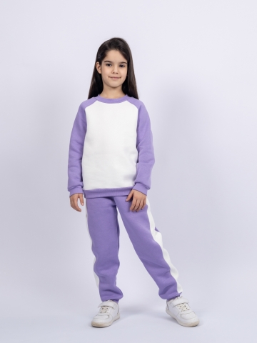 314-Л Свитшот + Штаны, лиловый, хлопок 65%, 35% ПЭ, футер 3-х нитка (начес) 80,86,92